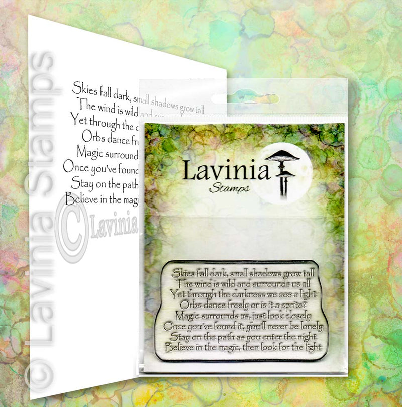 Lavinia - Clear Polymer Stamp - Sentiment - Magic Surrounds Us