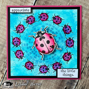 Visible Image - Clear Polymer Stamp Set - Little Ladybirds