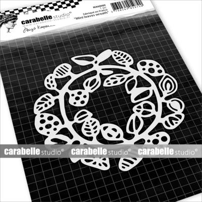 Carabelle Studio - A6 - Stencil Mask - Brigit Koopsen - Mini Leaves Wreath
