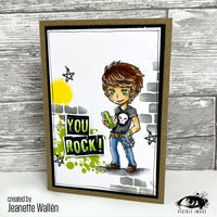 Visible Image - A6 - Clear Polymer Stamp Set - Max Rocks