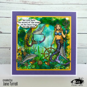 Visible Image - A6 - Clear Polymer Stamp Set - Mythical Mermaid