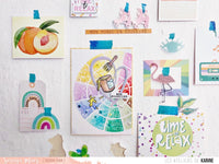 Les Ateliers De Karine - A4 - Clear Stamp Set - Positive Attitude