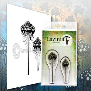 Lavinia - Mushroom Lantern Set - Clear Polymer Stamp
