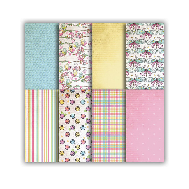 Polkadoodles - Paper Pad - Vintage Candy Craft Papers