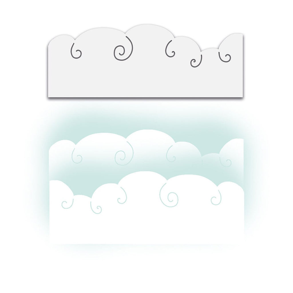 Polkadoodles - Stencil - Snow Clouds Stencil