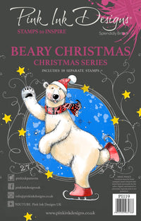 Pink Ink Designs - Clear Photopolymer Stamps - Beary Christmas