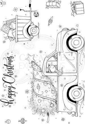 Pink Ink Designs - Clear Photopolymer Stamps - Happy Ho Ho Ho