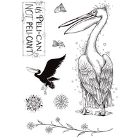 Pink Ink Designs - Clear Photopolymer Stamps - A5 - Pelican