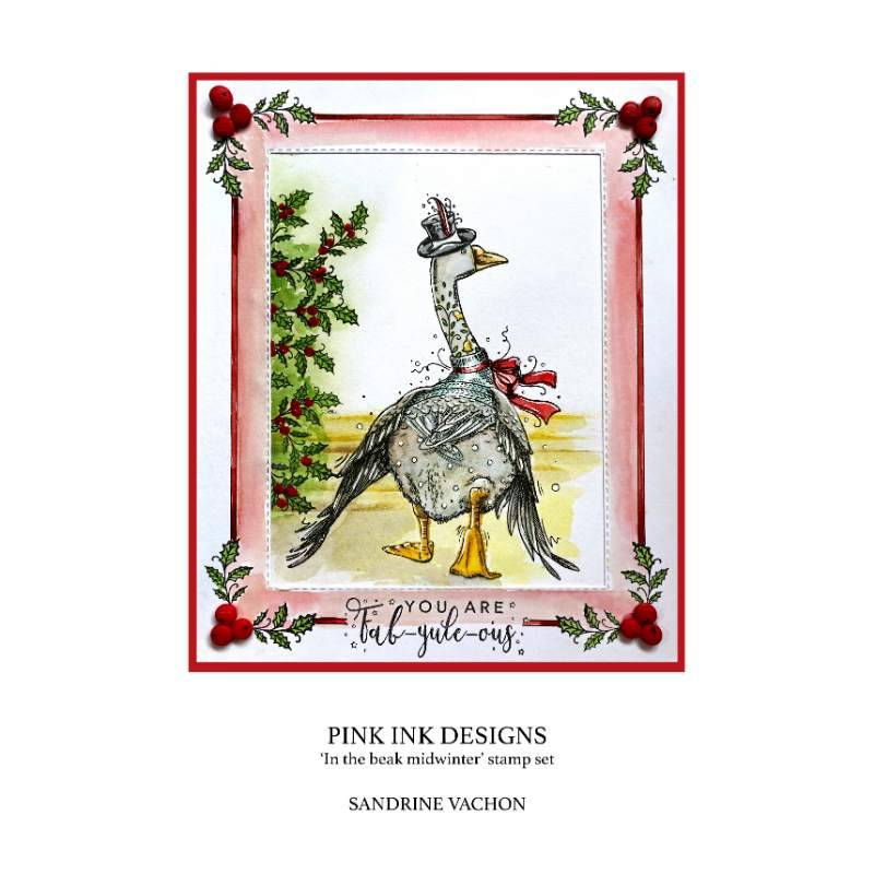 Pink Ink Designs - Clear Photopolymer Stamps - In the Beak Midwinter