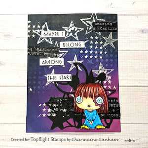 AALL & Create - A7 - Clear Stamps - 419 - Janet Klein - Moonlight