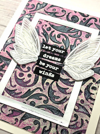 AALL & Create - A6 - Clear Stamps - 348 - Insect Wings - Janet Klein