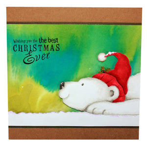 Hobby Art Stamps - Clear Polymer Stamp Set - Peter the Polar Bear