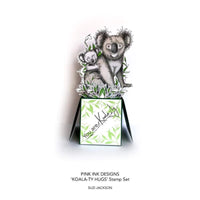 Pink Ink Designs - Clear Photopolymer Stamps - A5 - Koala-Ty Hugs