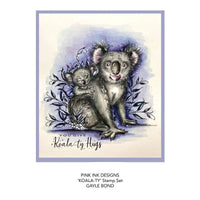 Pink Ink Designs - Clear Photopolymer Stamps - A5 - Koala-Ty Hugs