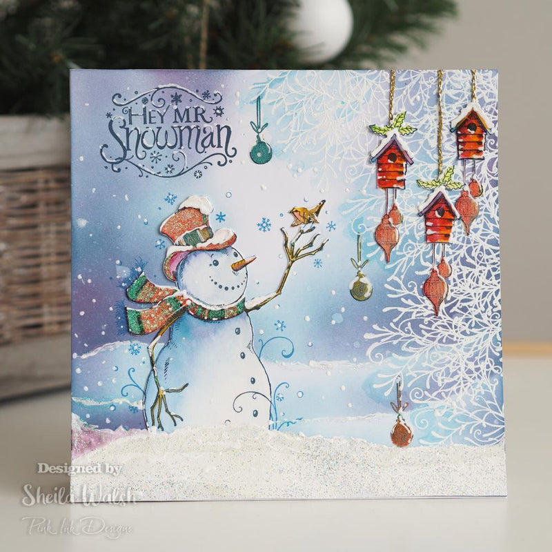 Pink Ink Designs - Clear Photopolymer Stamps - Hey Mr. Snowman