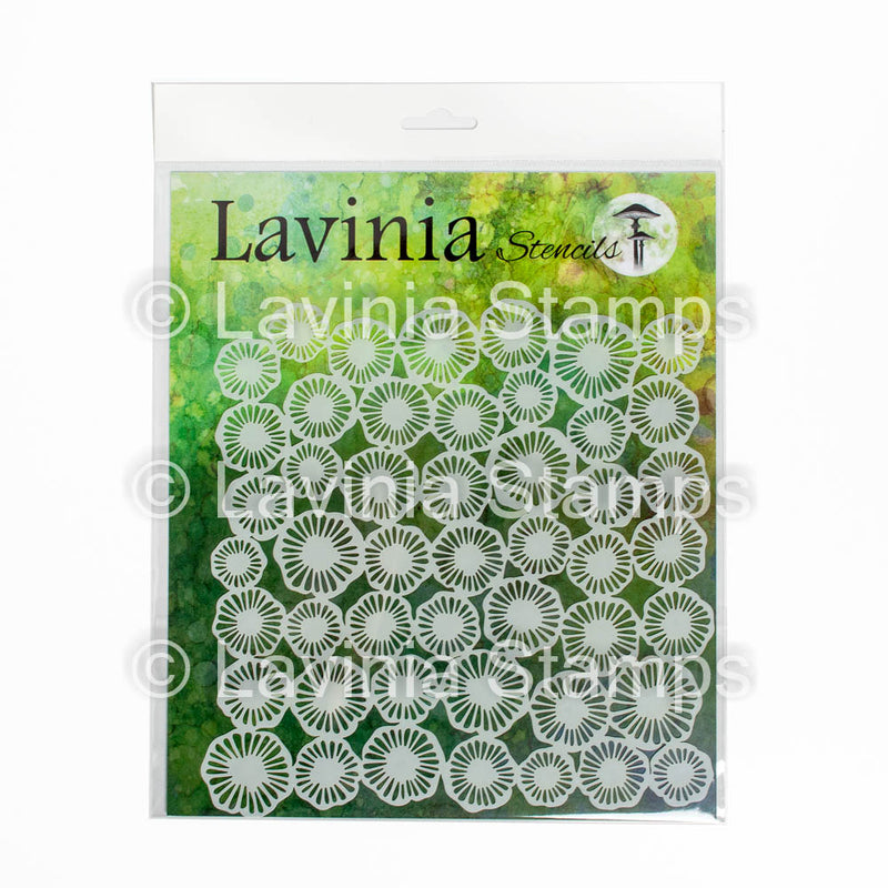 Lavinia - Stencil - 8x8 - Posy