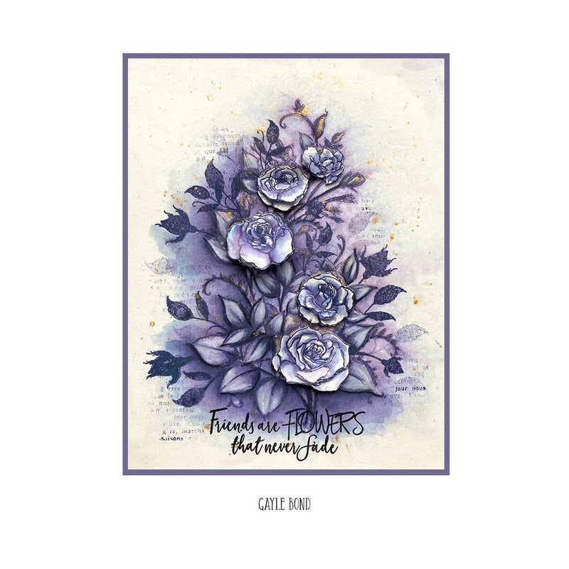 Pink Ink Designs - Clear Photopolymer Stamps - Flora Series - Rambling Rose