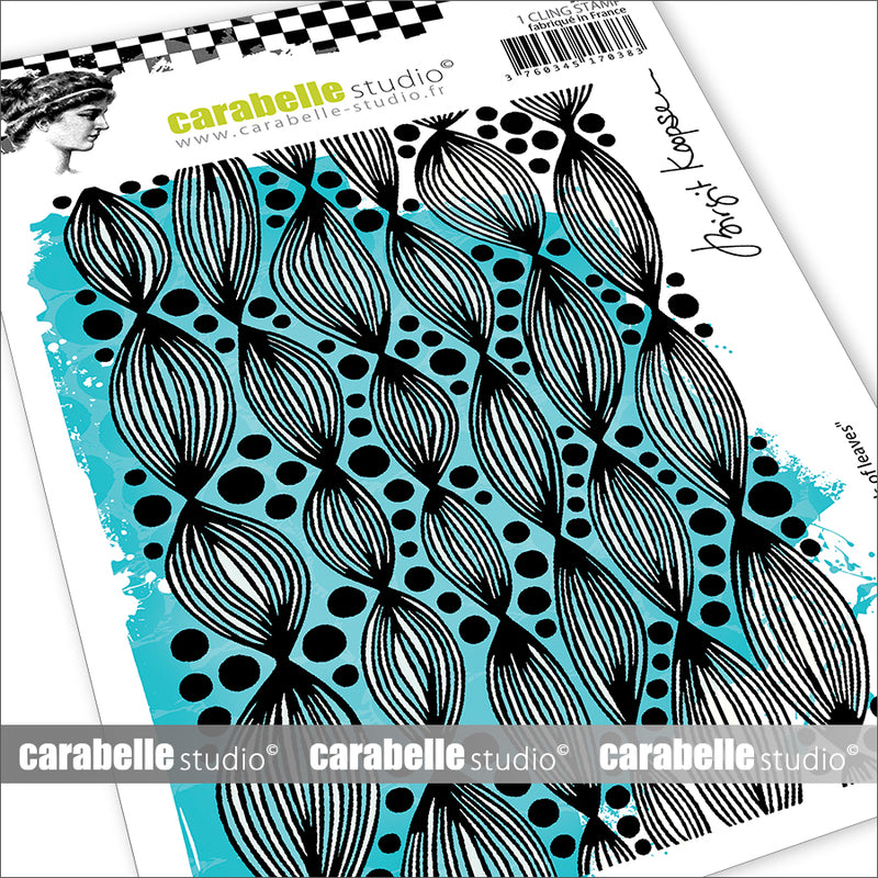 Carabelle Studio - A6 - Rubber Cling Stamp Set - Birgit Koopsen - Garlands of Leaves