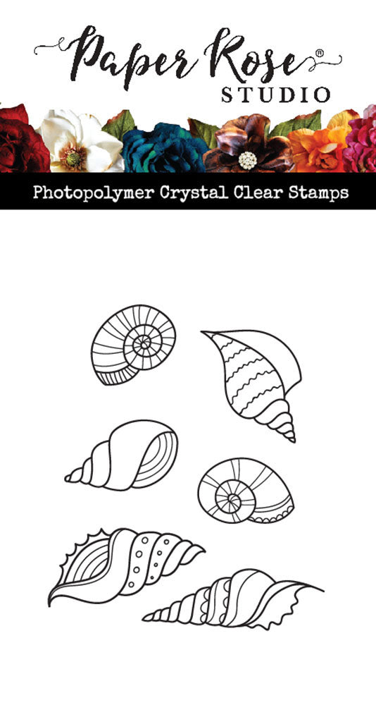 Paper Rose - Clear Stamp Set - Shell Collection