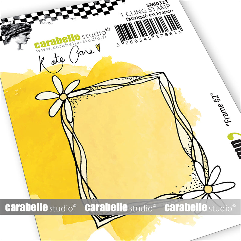 Carabelle Studio - Mini - Rubber Cling Stamp - Kate Crane - Frame 2
