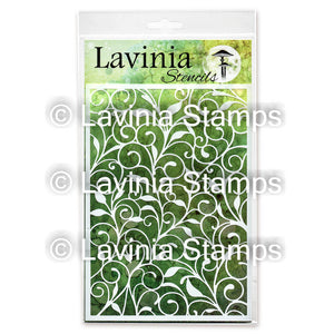 Lavinia - Stencil - Leaf Trails