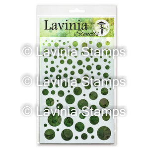 Lavinia - Stencil - White Orbs