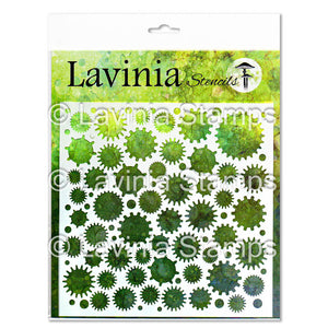 Lavinia - Stencil - 8x8 - Cogs