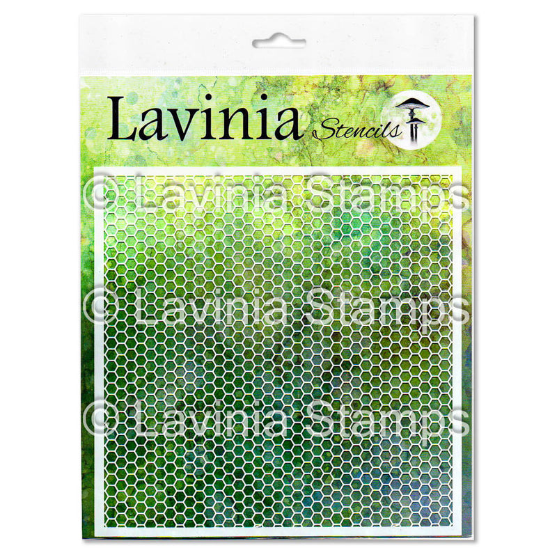 Lavinia - Stencil - 8x8 - Honeycomb