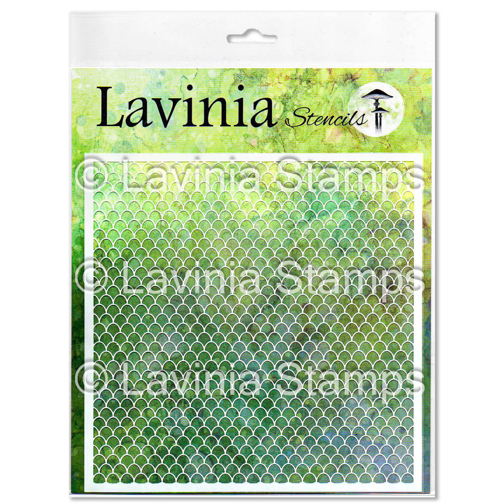 Lavinia - Stencil - 8x8 - Nimbus