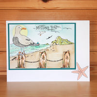 Hobby Art Stamps - Clear Polymer Stamp Set - A5 - Seagulls