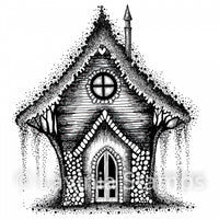 Lavinia - Shanty - Fairy House - Clear Polymer Stamp