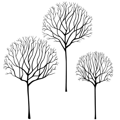 Lavinia - Skeleton Tree Scene - Clear Polymer Stamp