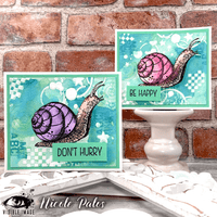 Visible Image - Clear Polymer Stamp Set - Don't Hurry Be Happy