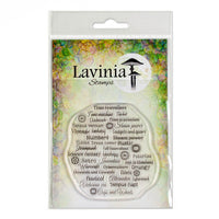 Lavinia - Clear Polymer Stamp - Sentiment - Steampunk Script - LAV782