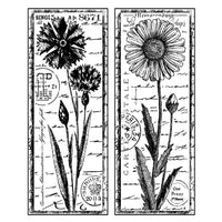Crafty Individuals - Unmounted Rubber Stamp - 185 - Tall Wild Flowers