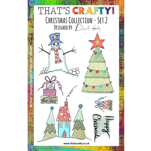 That's Crafty! - Donna Gray - Clear Stamp Set - Christmas Collection - Set 2