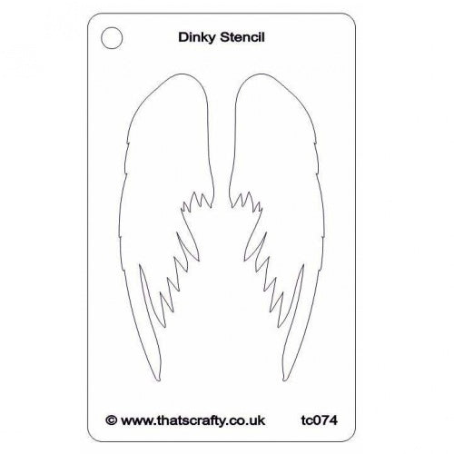 That's Crafty! - Stencil - Wings - TC074