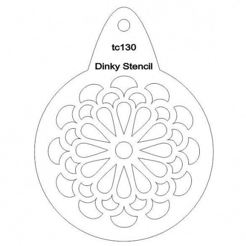 That's Crafty! - Stencil - Stylized Chrysanthemum - TC130