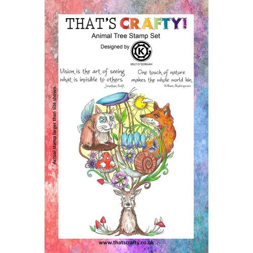 That's Crafty! - Kelly O'Gorman - Clear Stamp Set - Animal Tree