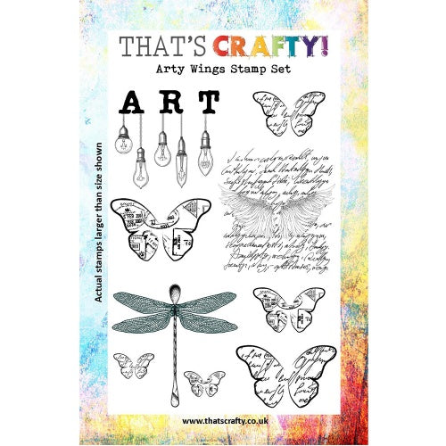 That's Crafty! - Clear Stamp Set - Arty Wings