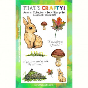 That's Crafty! - Melina Dahl - Clear Stamp Set - Autumn Collection Set 4