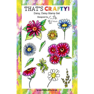 That's Crafty! - Clear Stamp Set - Daisy Daisy - Liz Wheeler