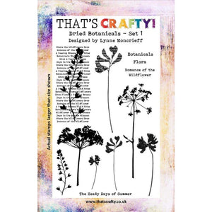 That's Crafty! - Lynne Moncrieff - Clear Stamp Set - Dried Botanicals Set 1