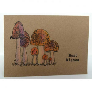 That's Crafty! - Melina Dahl - Clear Stamp Set - Grungy Shrooms