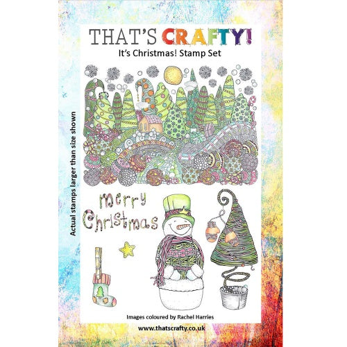 That's Crafty! - Clear Stamp Set - It's Christmas