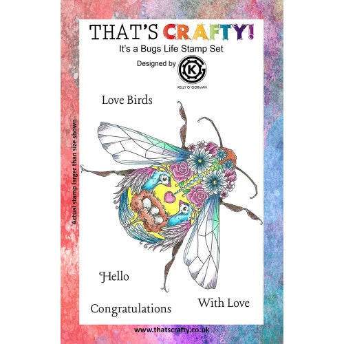 That's Crafty! - Kelly O'Gorman - Clear Stamp Set - It's A Bugs Life
