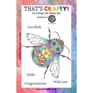 That's Crafty! - Kelly O'Gorman - Clear Stamp Set - It's A Bugs Life