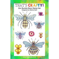 That's Crafty! - Melina Dahl - Clear Stamp Set - Zen Bumble Bee