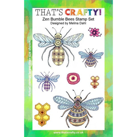 That's Crafty! - Melina Dahl - Clear Stamp Set - Grunge Bumble Bee –  Topflight Stamps, LLC