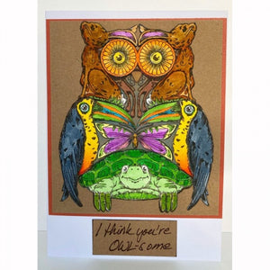 That's Crafty! - Kelly O'Gorman - Clear Stamp Set - Owl & Sea Horse